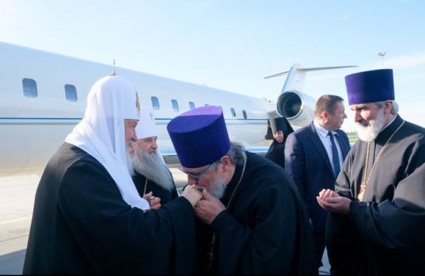 Патриарх Кирилл выступил на заседании Священного Синода в Петербурге
