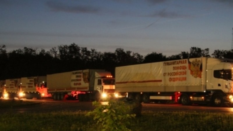 Автоколонна с гуманитарной помощью из России прибыла в Луганск