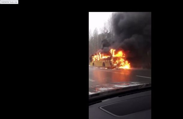 Появились подробности пожара в автобусе